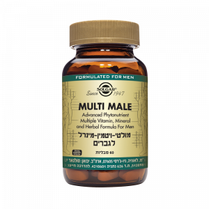 מולטי ויטמין-מינרל לגברים MULTI MALE